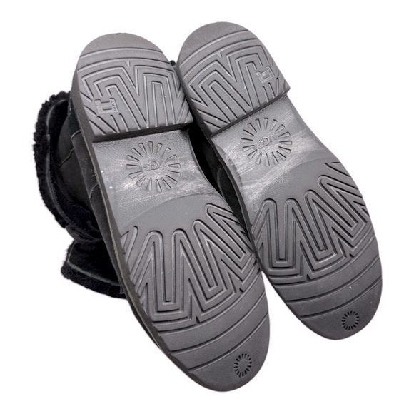 Ugg Quicy Black Boots Size 7.5 - Picture 6 of 8